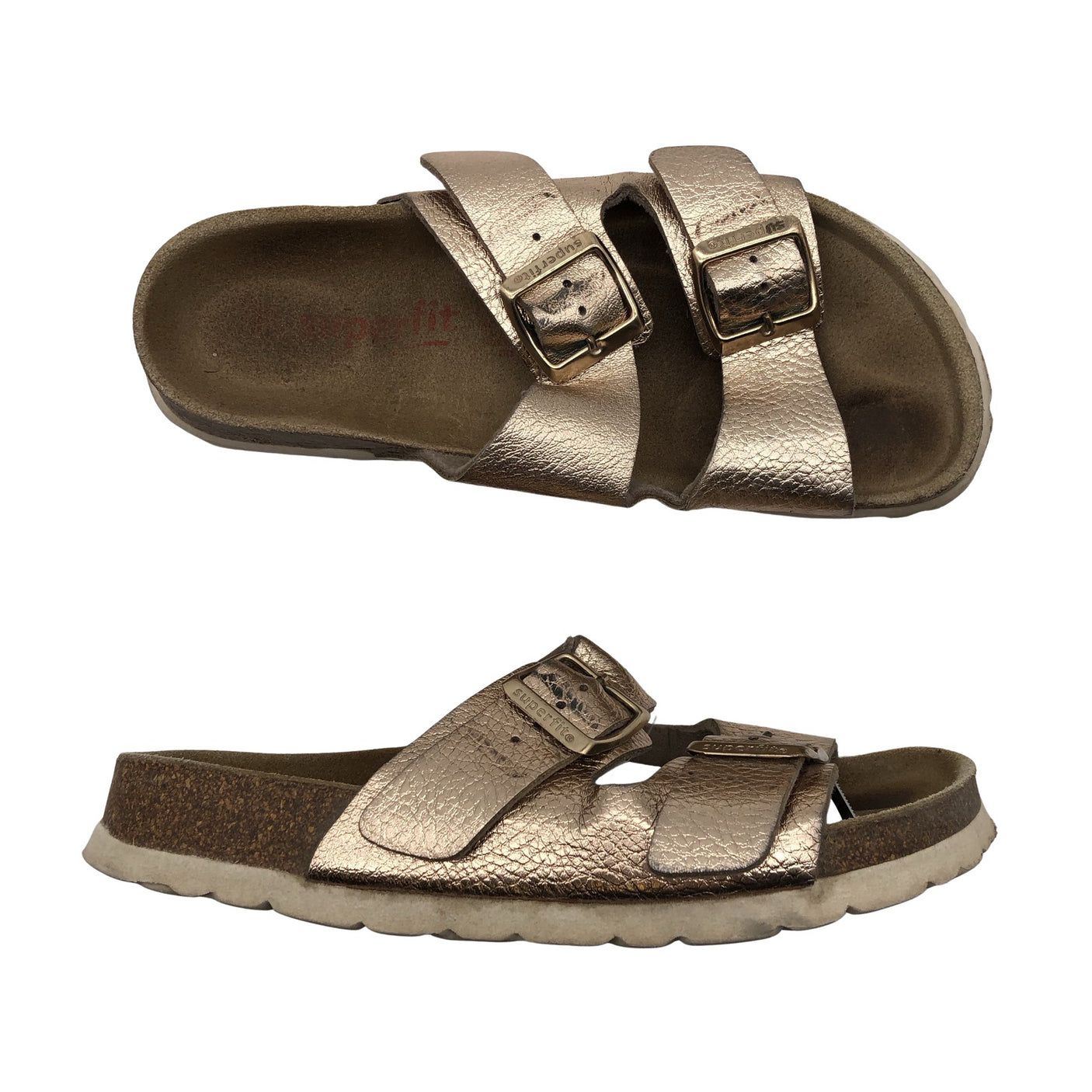 Unisex SuperFit - Sandals, size 36 - Gold (2)