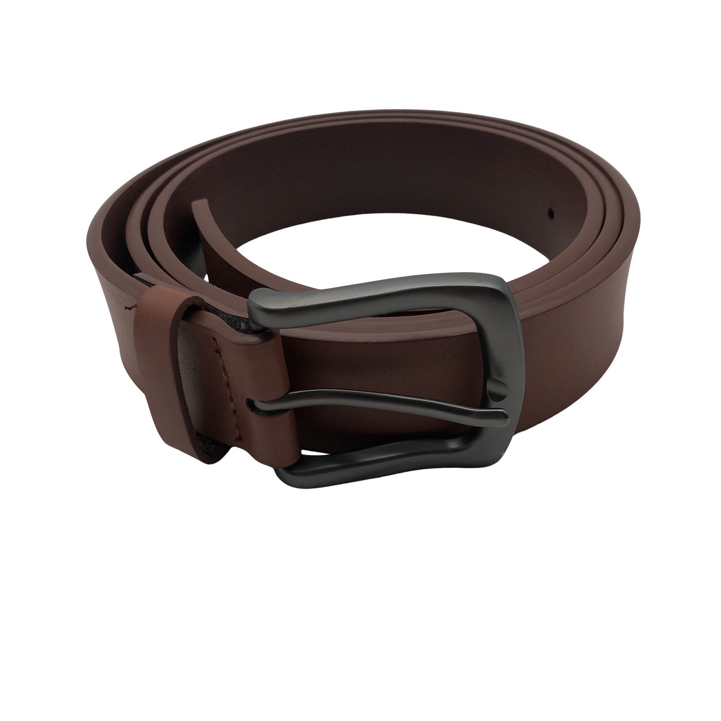 Unisex Construe - Leather belt, size Ei kokoa - Brown (1)