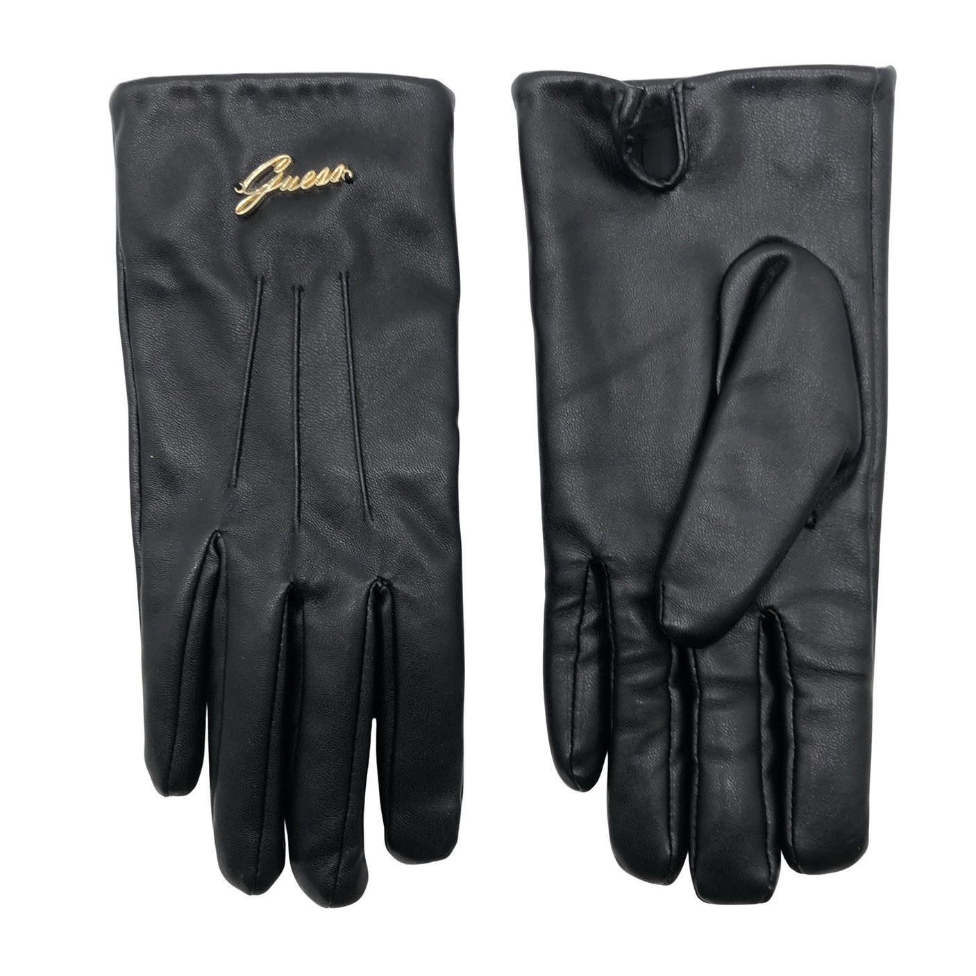 Unisex Guess - Leather gloves, size Ei kokoa - Black (1)