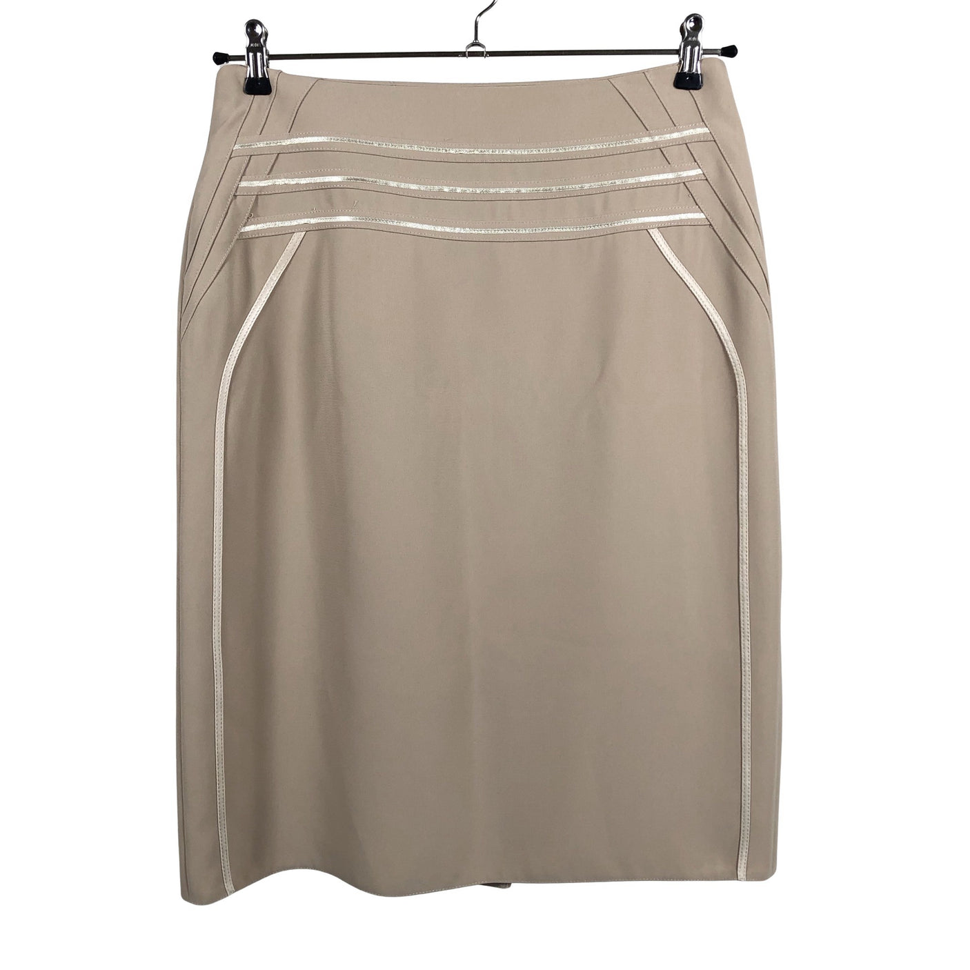 Unisex Gina Bacconi - Pencil skirt, size 40 - Beige (1)