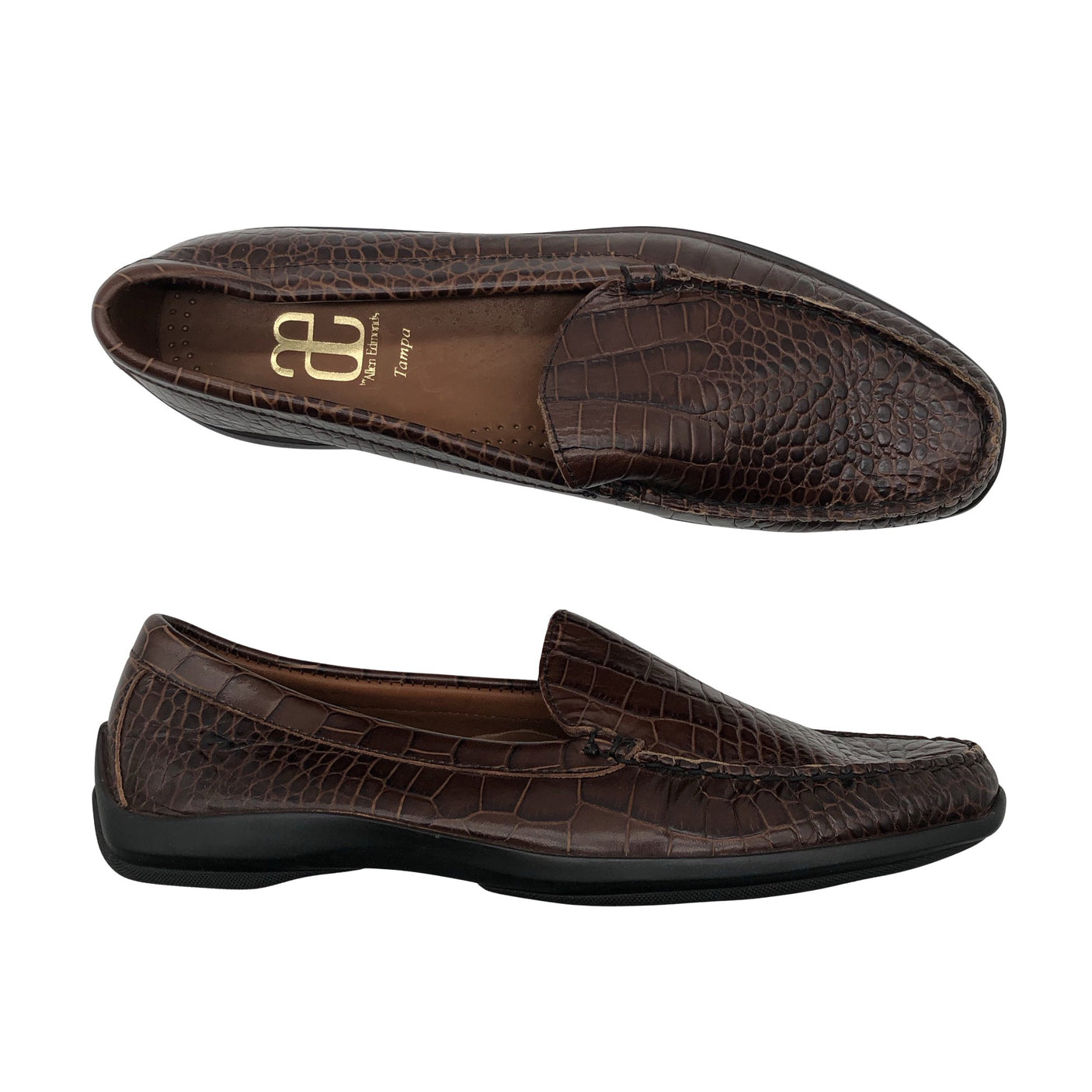 Unisex Allen Edmonds - Loafers, size XXS - Brown (2)