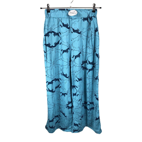 Unisex Second Chance - Schiffon trousers, size 34 - Blue ()