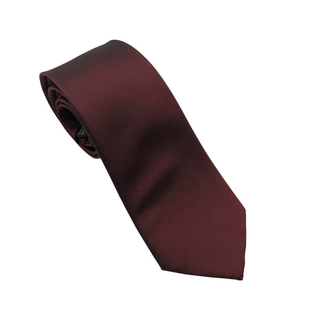 Unisex Button Up - Tie, size Ei kokoa - Wine red ()