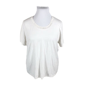 Unisex Steilmann - T-shirt, size 46 - Natural white (1)