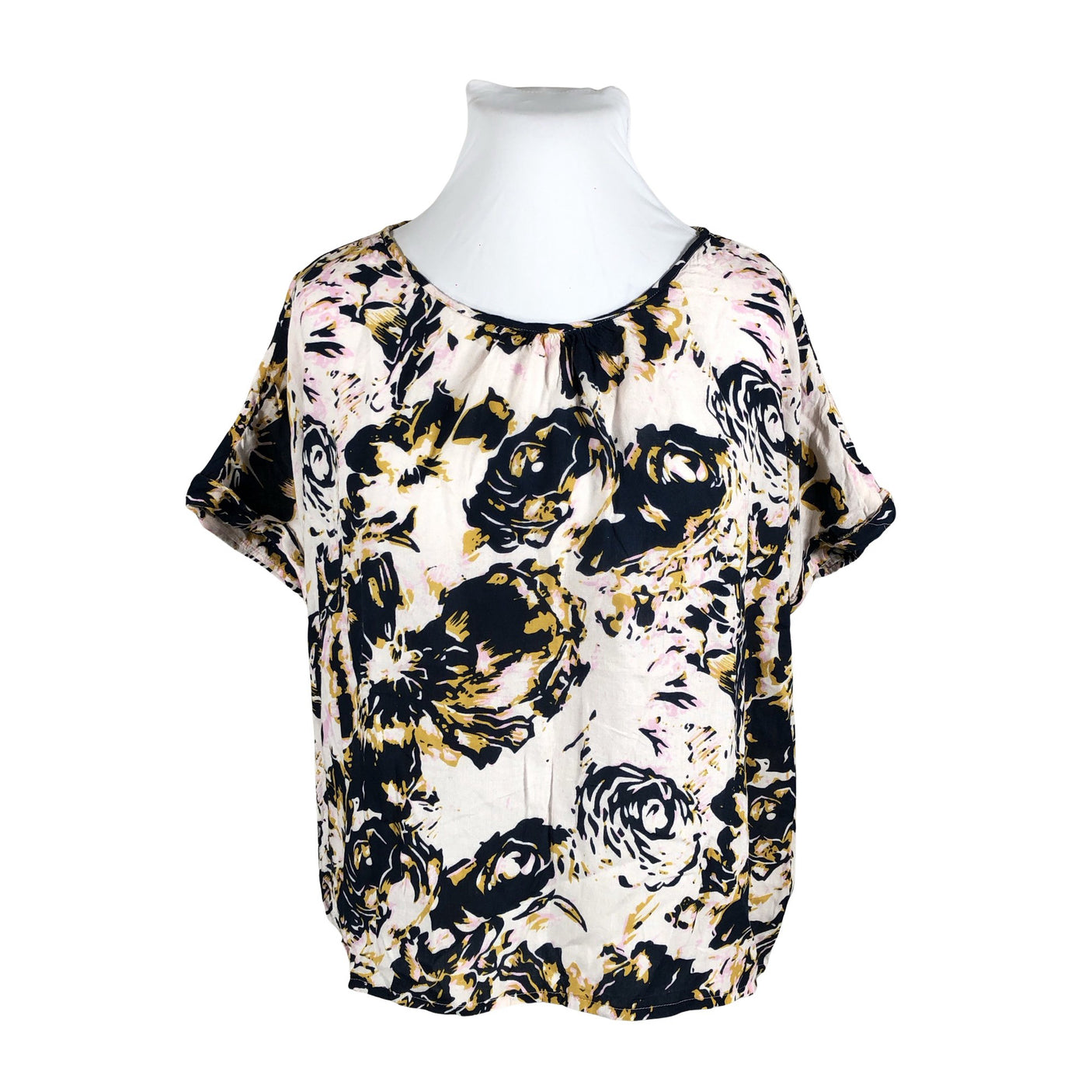 Unisex Oxmo - Short-sleeved blouse, size 42 - Beige (2)