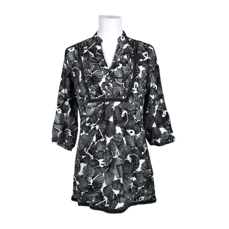 Unisex Micha - Schiffon tunic, size 40 - Black ()