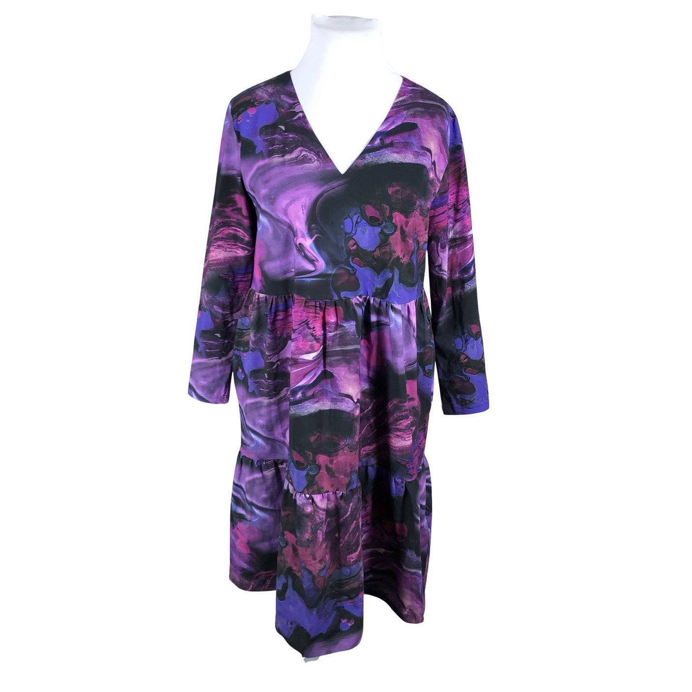 Unisex Nakoa - Tricot dress, size 44 - Violet (1)
