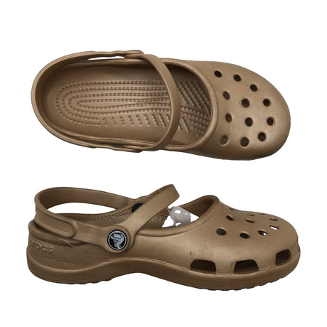 Unisex Crocs - Slip-on shoes, size 37 - Gold ()