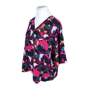 Unisex Marimekko - Short-sleeved blouse, size 42 - Violet (3)