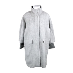 Unisex Comma - Wool coat, size 46 - Gray (2)