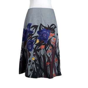 Unisex Marimekko - Fabric skirt, size 40 - Gray (1)