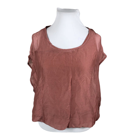 Unisex Bohemiana - Short-sleeved blouse, size 42 - Light pink ()