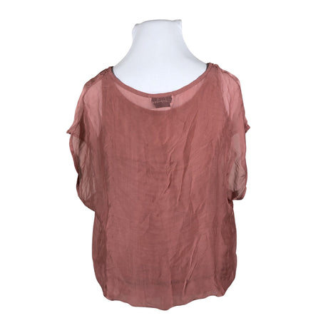 Unisex Bohemiana - Short-sleeved blouse, size 42 - Light pink (2)