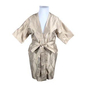 Unisex Handmade - Schiffon dress, size 42 - Beige (1)