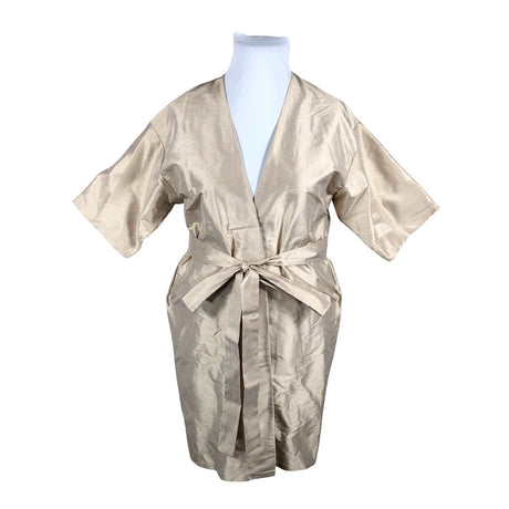 Unisex Handmade - Schiffon dress, size 42 - Beige ()