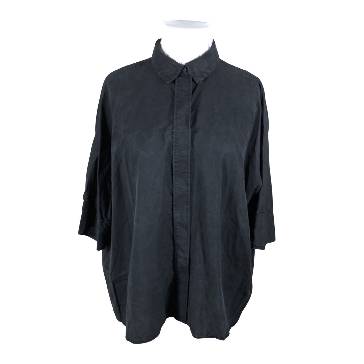 Unisex COS - Schiffon tunic, size 44 - Black (1)
