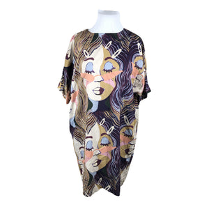 Unisex Vimma - Schiffon dress, size One size - Beige (1)