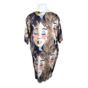 Unisex Vimma - Schiffon dress, size One size - Beige (2)