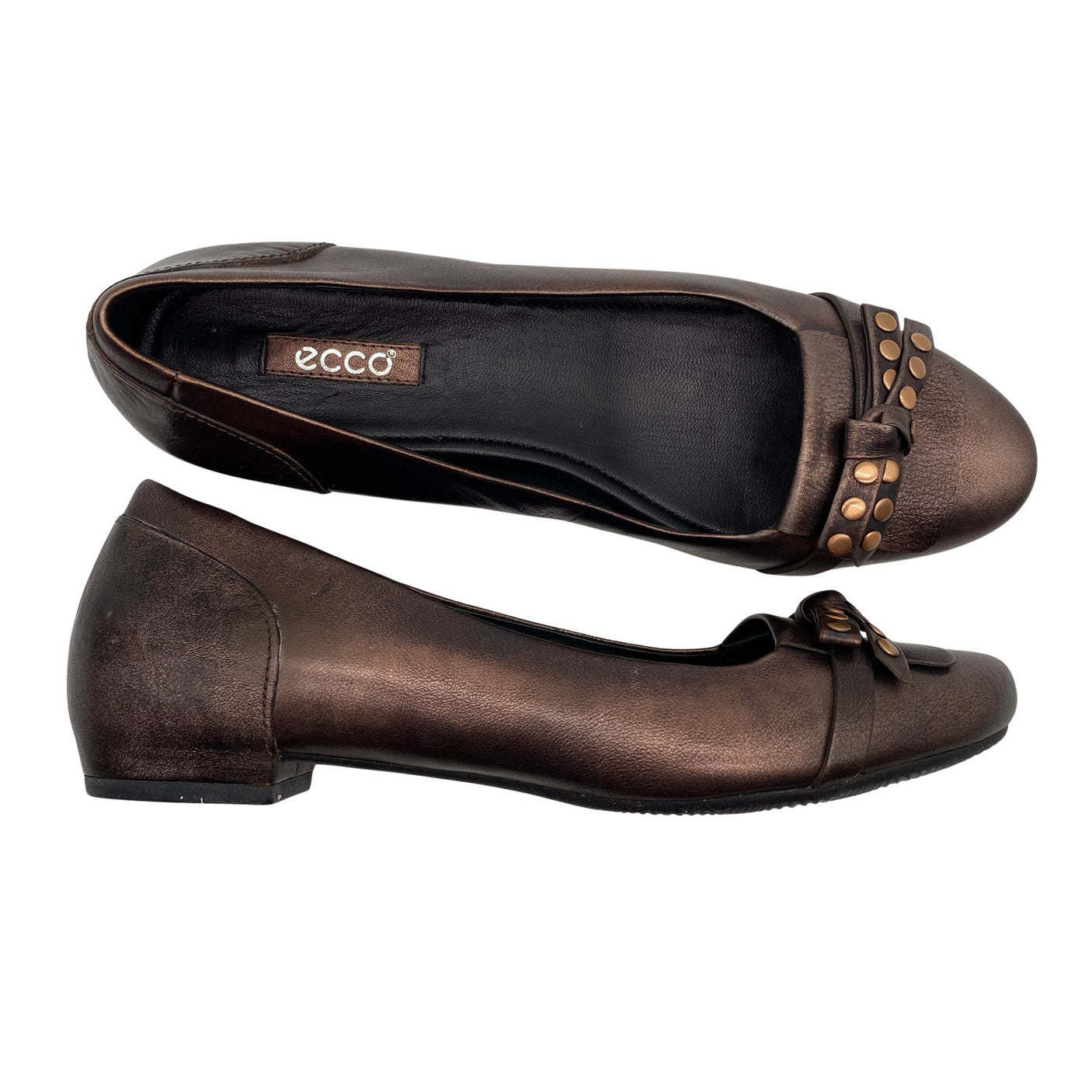 Unisex Ecco - Ballerinas, size 40 - Brown (1)