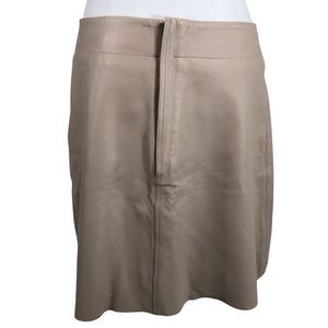 Unisex Marimekko - Leather skirt, size 40 - Beige (2)