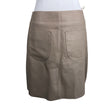 Unisex Marimekko - Leather skirt, size 40 - Beige ()
