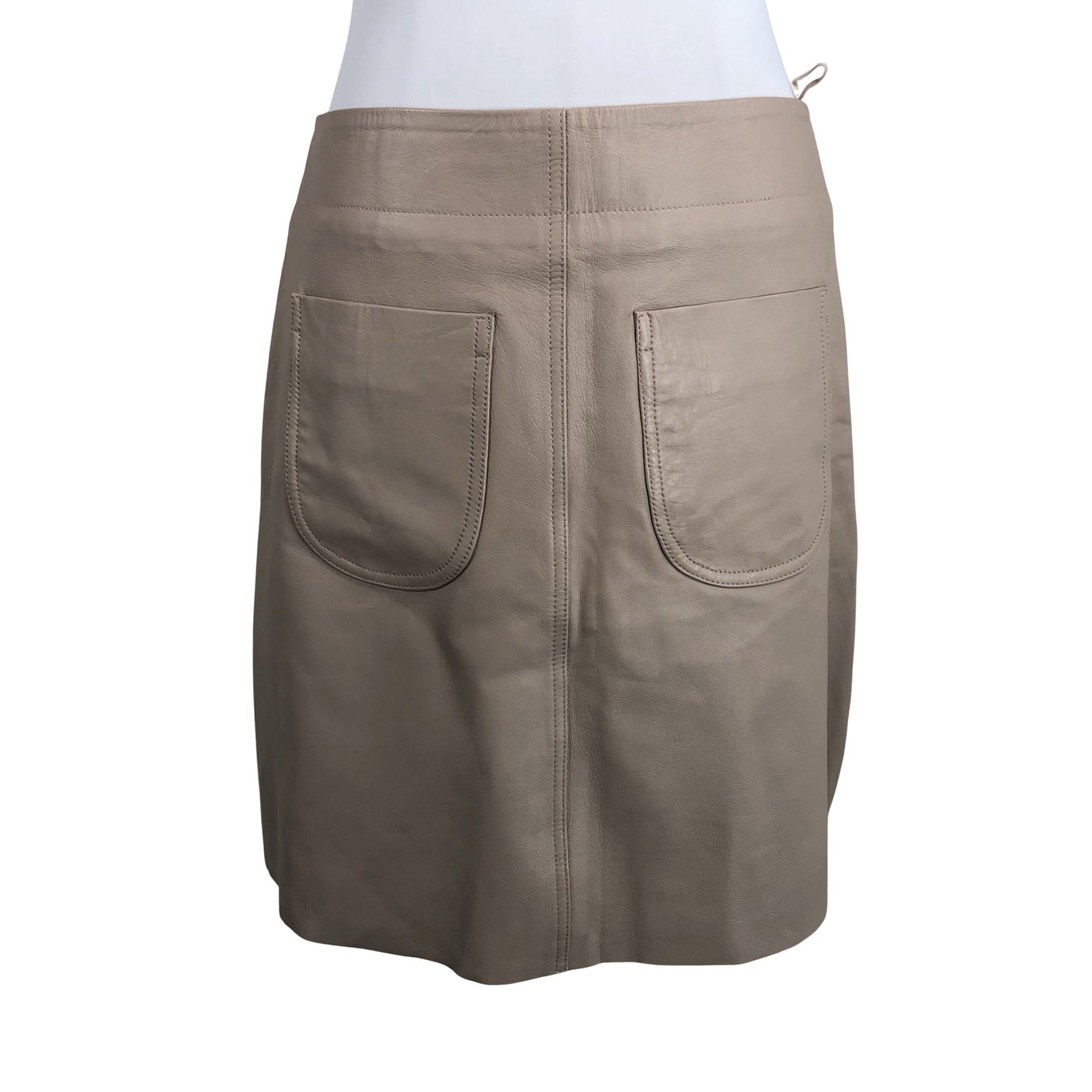 Unisex Marimekko - Leather skirt, size 40 - Beige (1)