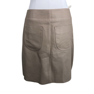 Unisex Marimekko - Leather skirt, size 40 - Beige (1)