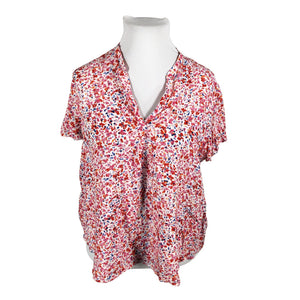 Unisex Gerry Weber - Short-sleeved blouse, size 48 - White (1)