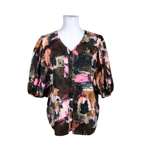 Unisex Aarrelabel - Blouse, size 38 - Brown (1)