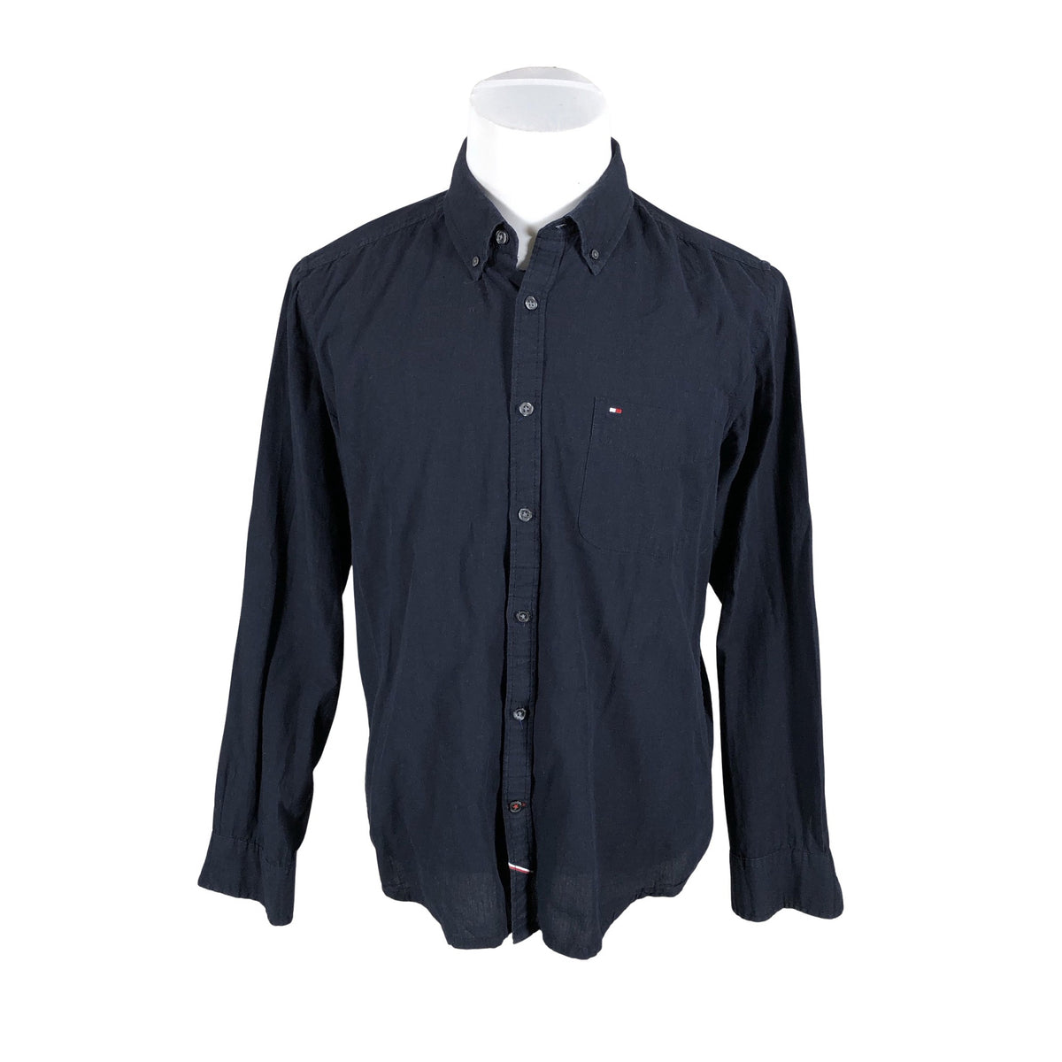 Unisex Tommy Hilfiger - Collared shirt, size 170 - 176 - Blue (2)