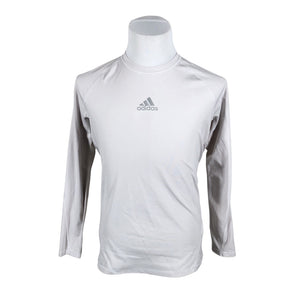 Unisex Adidas - Sports shirt, long sleeve, size M - Natural white (1)