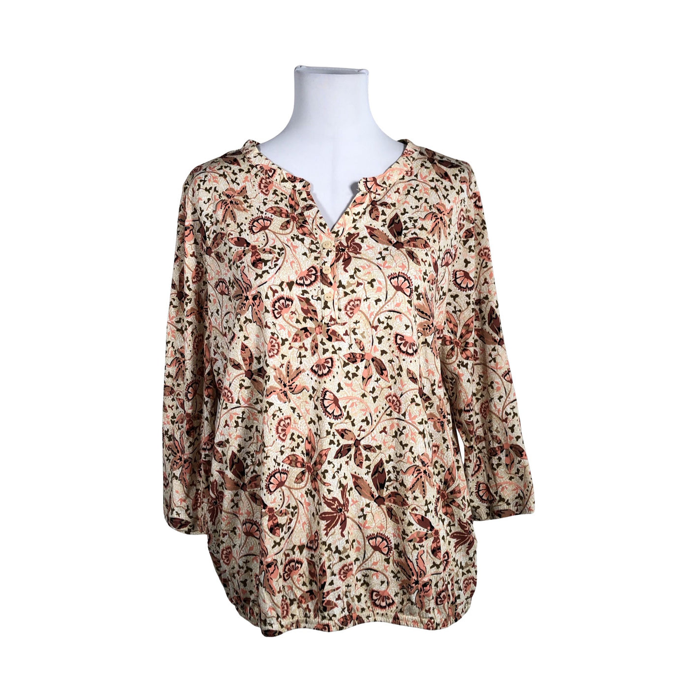 Unisex Soyaconcept - Tricot shirt, size 40 - Beige (1)