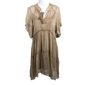 Unisex Bohemiana - Schiffon dress, size One size - Beige (1)