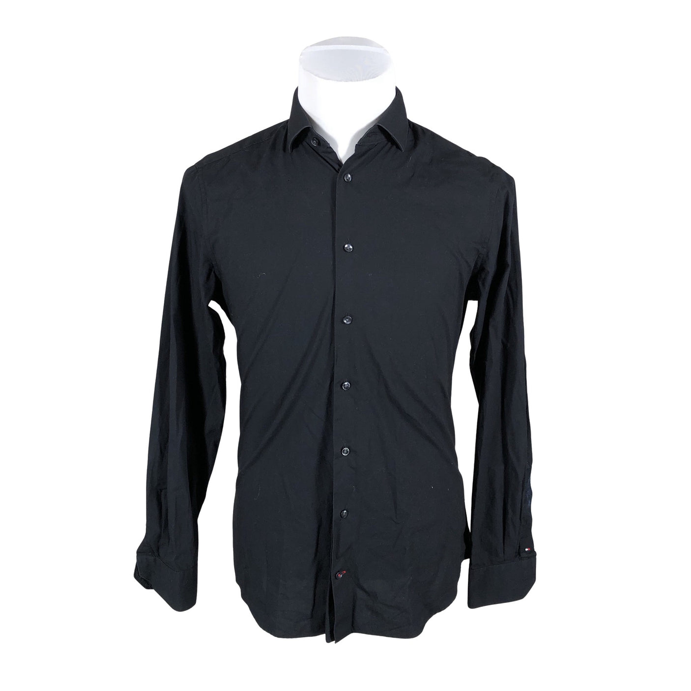 Unisex Tommy Hilfiger - Collared shirt, size M - Black (1)
