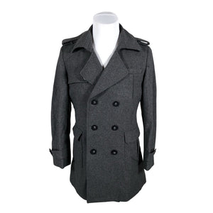 Unisex Giorgio - Wool coat, size L - Gray (2)