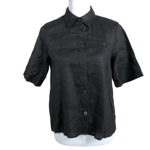 Unisex Noom - Short-sleeved blouse, size 34 - Black (1)
