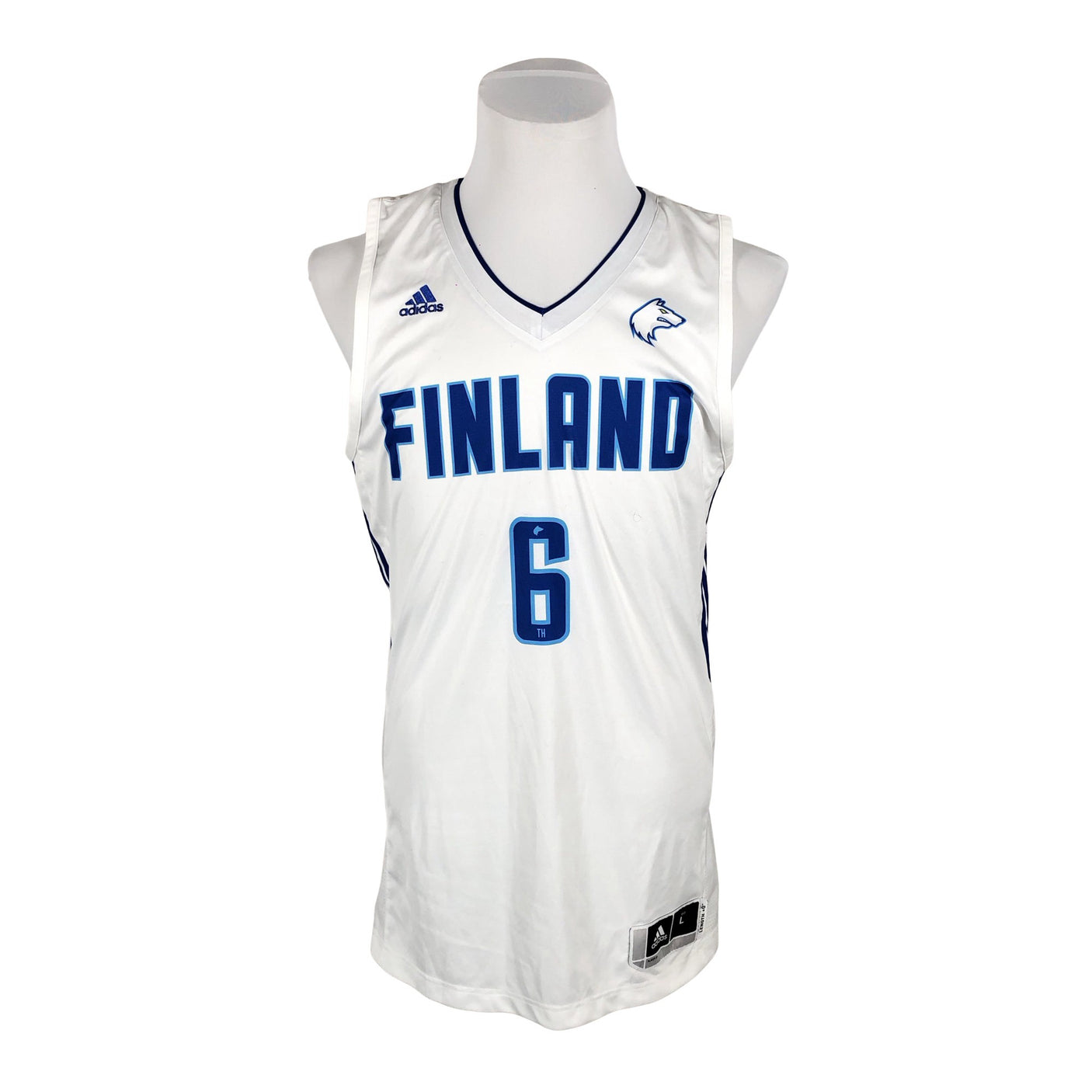 Unisex Adidas - Sleeveless sports top, size L - White (1)
