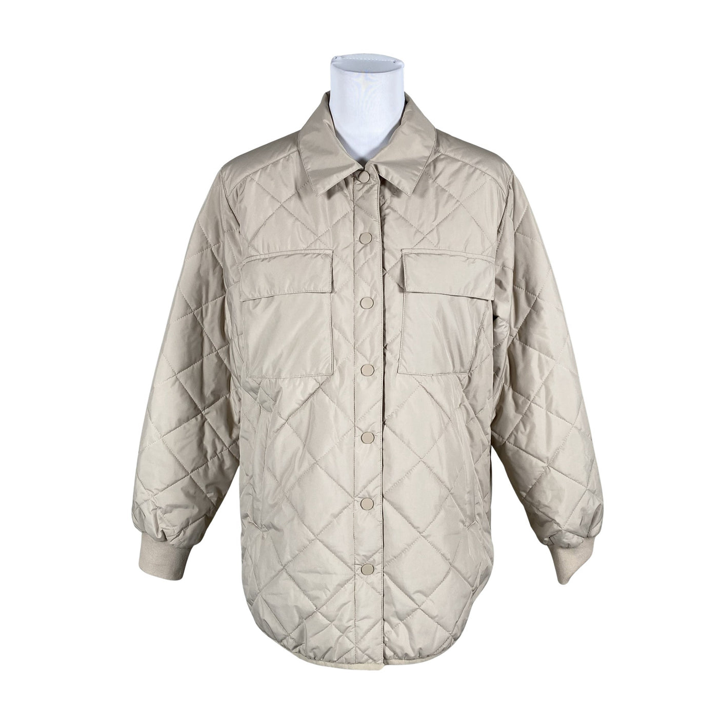 Unisex Makia - Quilted jacket, size 38 - Beige (1)