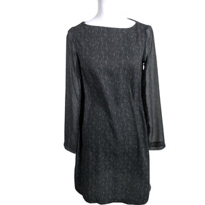Unisex Benetton - Schiffon dress, size 34 - Black (1)