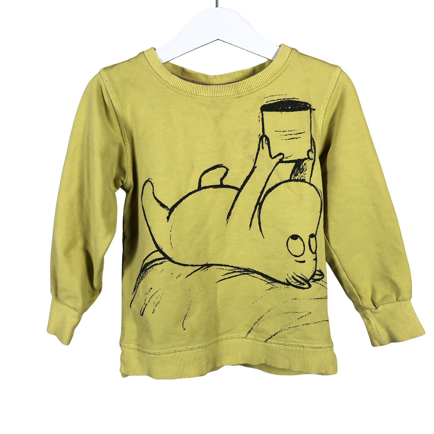 Unisex Martinex - Sweatshirt, size 92 - 98 - Yellow (1)