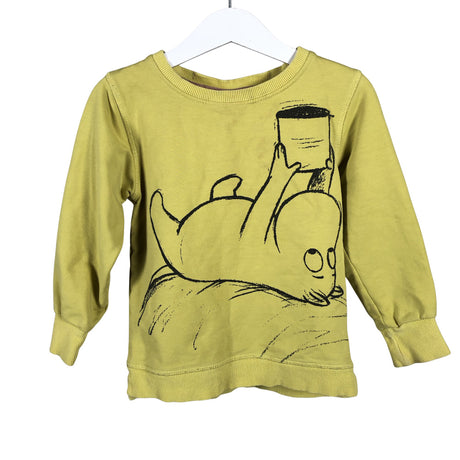 Unisex Martinex - Sweatshirt, size 92 - 98 - Yellow ()