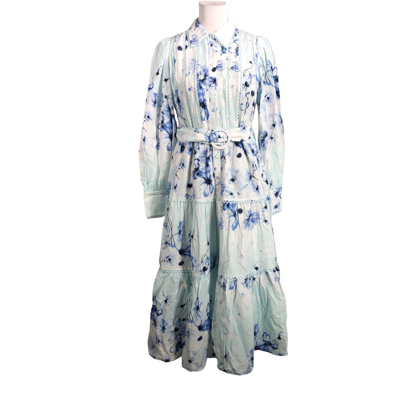 Unisex Y.A.S - Schiffon dress, size 40 - Light blue (1)