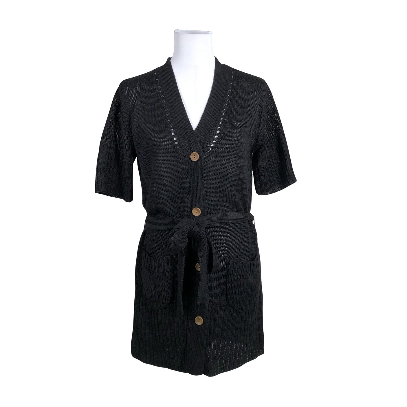 Unisex Marimekko - Cardigan, size 38 - Black (1)