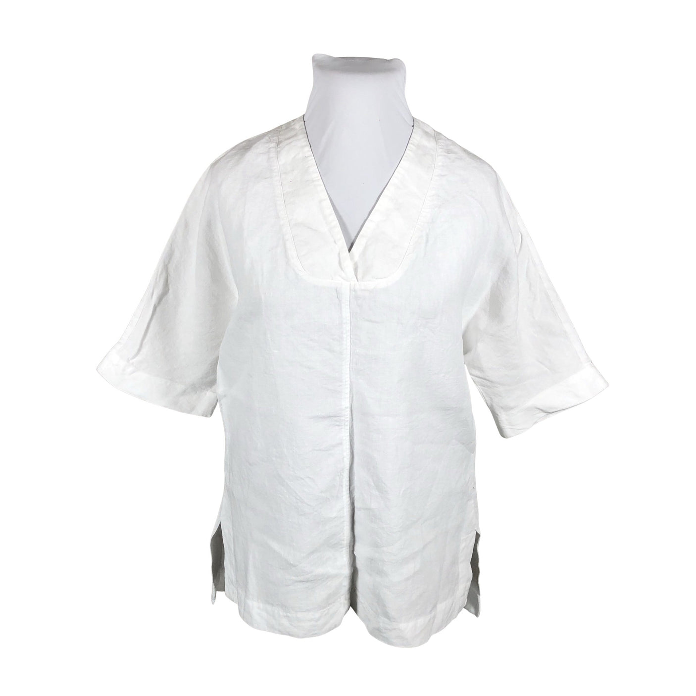 Unisex Voglia - Short-sleeved blouse, size 42 - White (1)