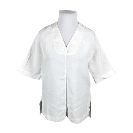 Unisex Voglia - Short-sleeved blouse, size 42 - White (2)