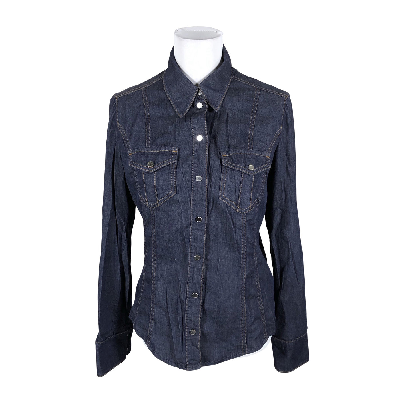 Unisex Karen Millen - Denim shirt, size 40 - Blue (2)