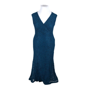 Unisex Lauren Ralph Lauren - Party dress, size 42 - Turquoise (1)