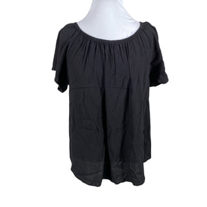 Unisex Zizzi - Short-sleeved blouse, size 46 - Black (1)