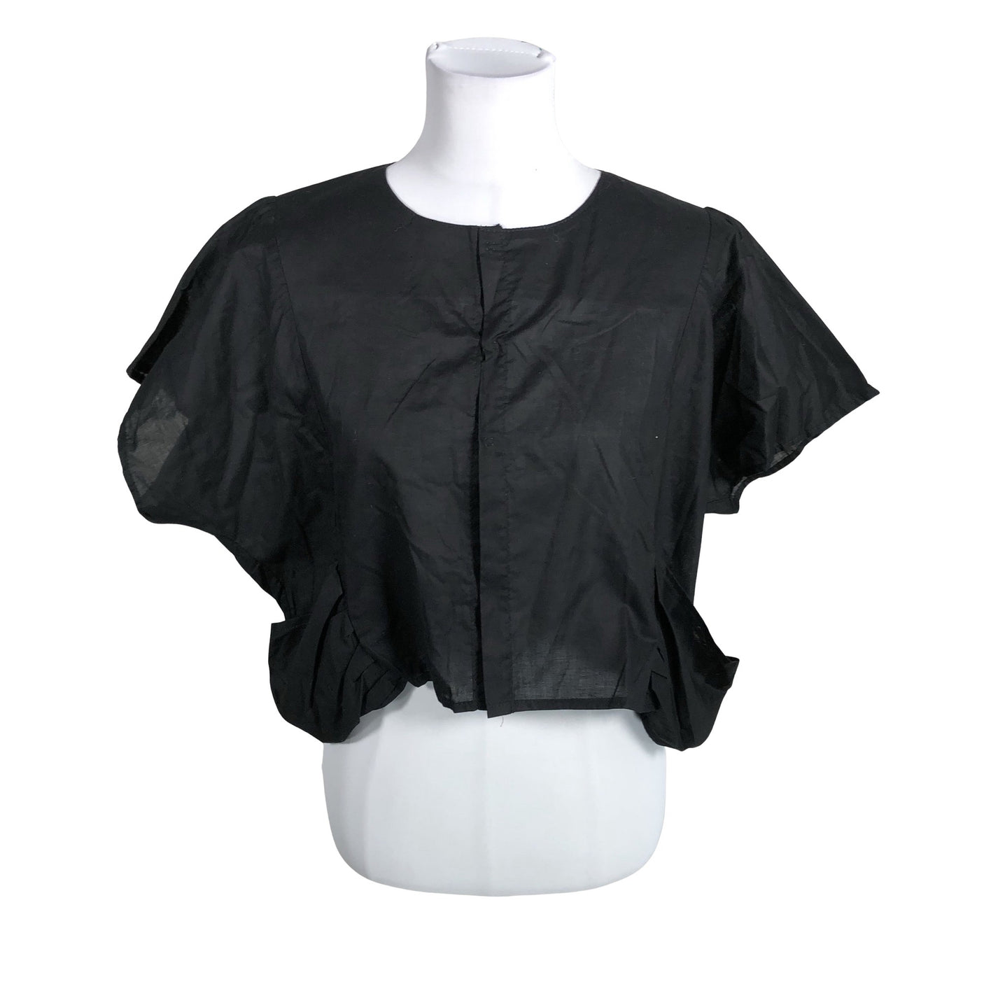 Unisex GILLES ET DADA - Short-sleeved blouse, size 38 - Black (1)