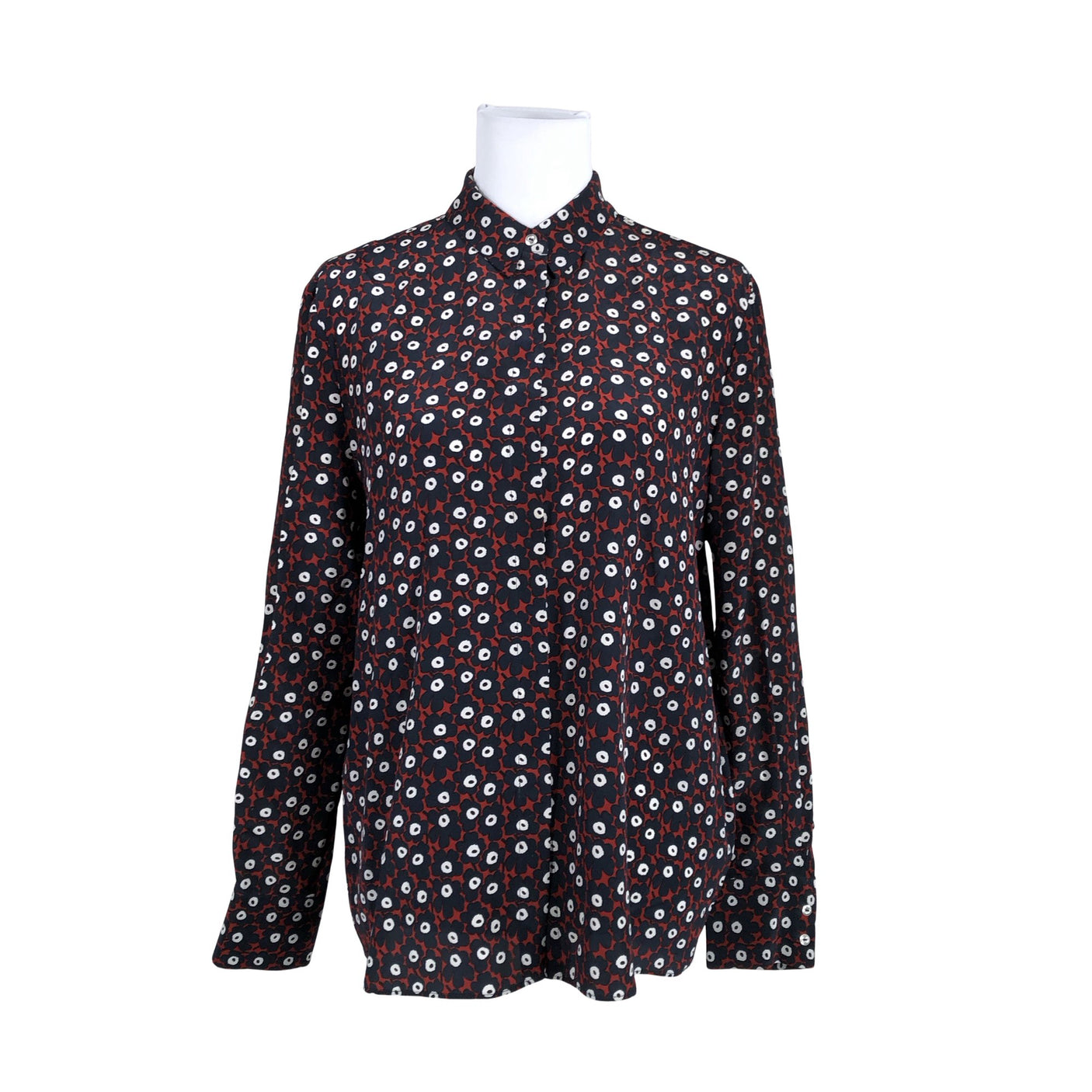 Unisex Marimekko - Blouse, size 40 - Wine red (1)